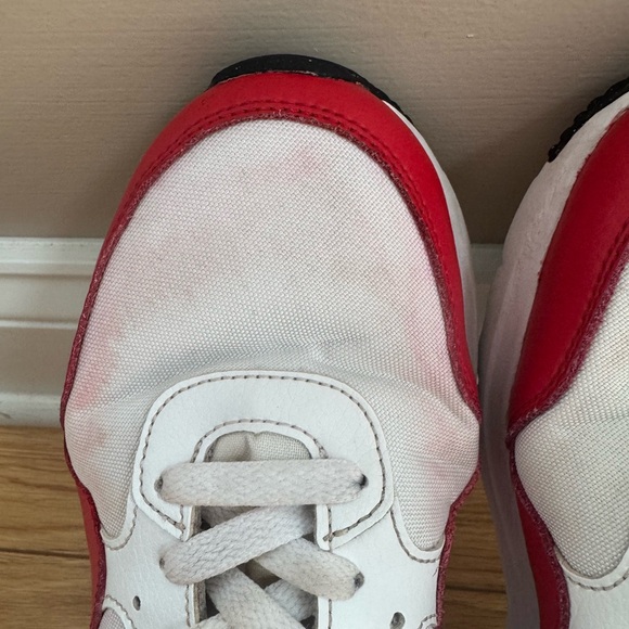 Nike Air Men’s Sneakers – White & Red – Size 9 - Picture 9 of 12